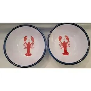Nautica Holiday Nautica Home 4pc Melamine Lobster Bowl Salad